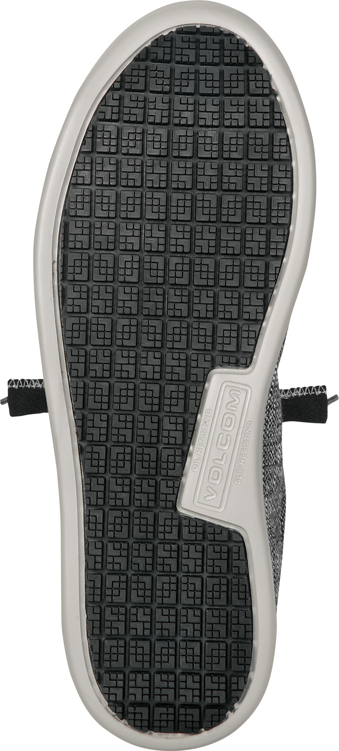 Male Volcom Men's Grey Chill MaxTRAX® Composite Toe Slip-On Oxford