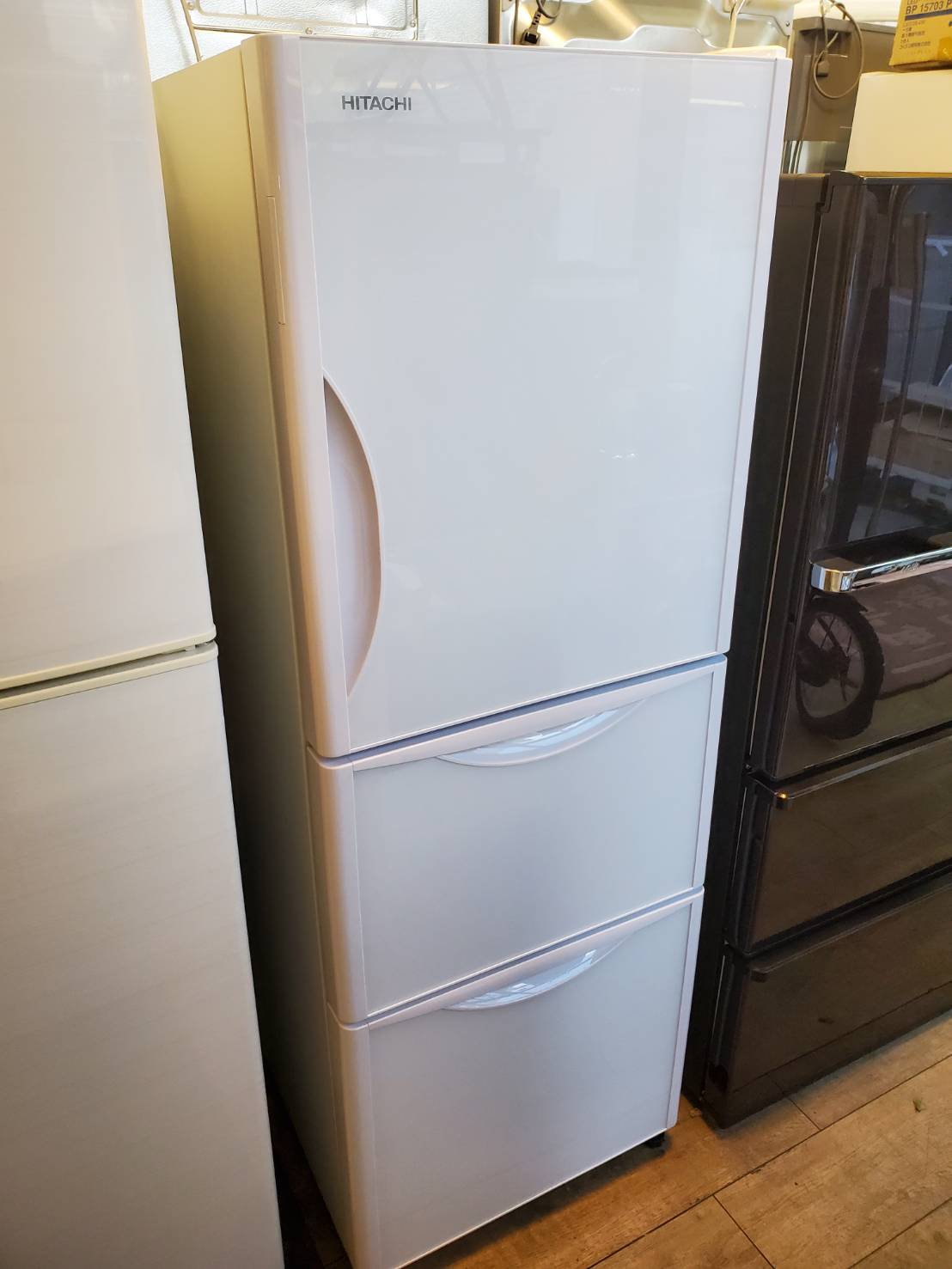 ☆HITACHI 日立 265L 3ドア冷蔵庫 2019年製 真ん中野菜室 真空チルド