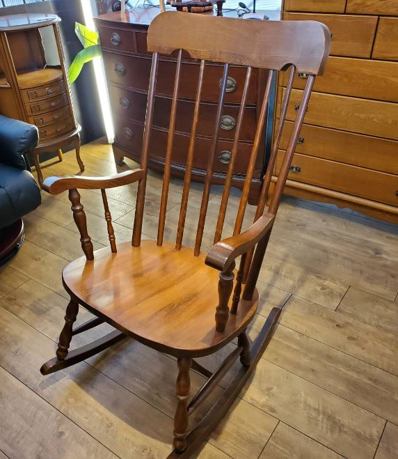 ☆KASHIWA 柏木工 ロッキングチェア アンティーク調 ヴィンテージ風