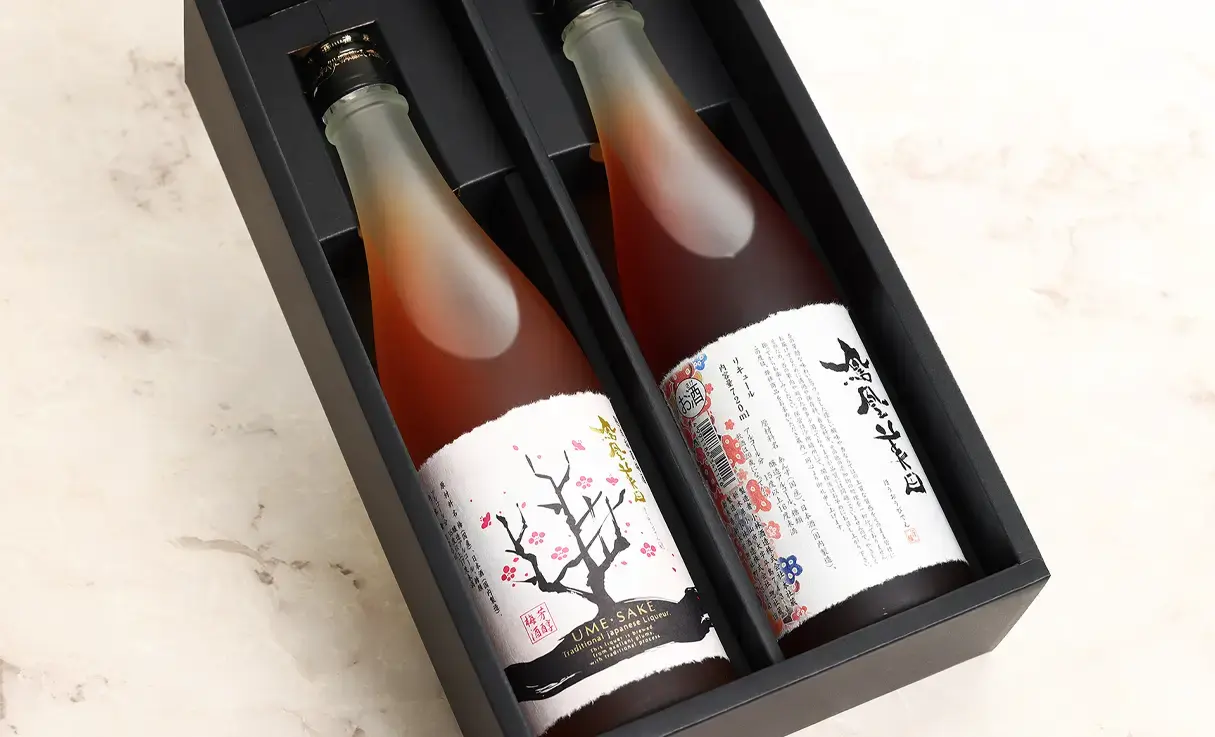 鳳凰美田 熟成秘蔵梅酒・芳醇あんず酒 ギフトセット | 小林酒造/鳳凰