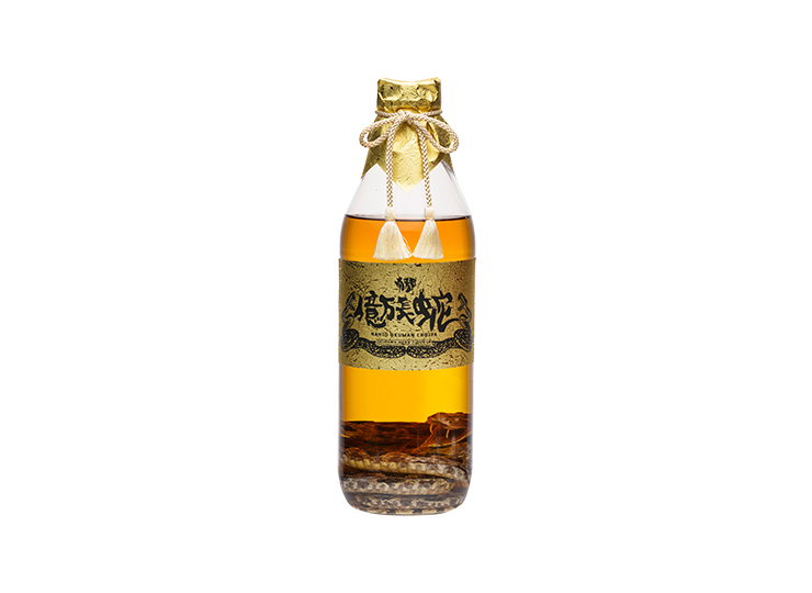 南都億万長蛇 ハブ入り酒 35度 / 800ml - さきたりや - 南都酒造所