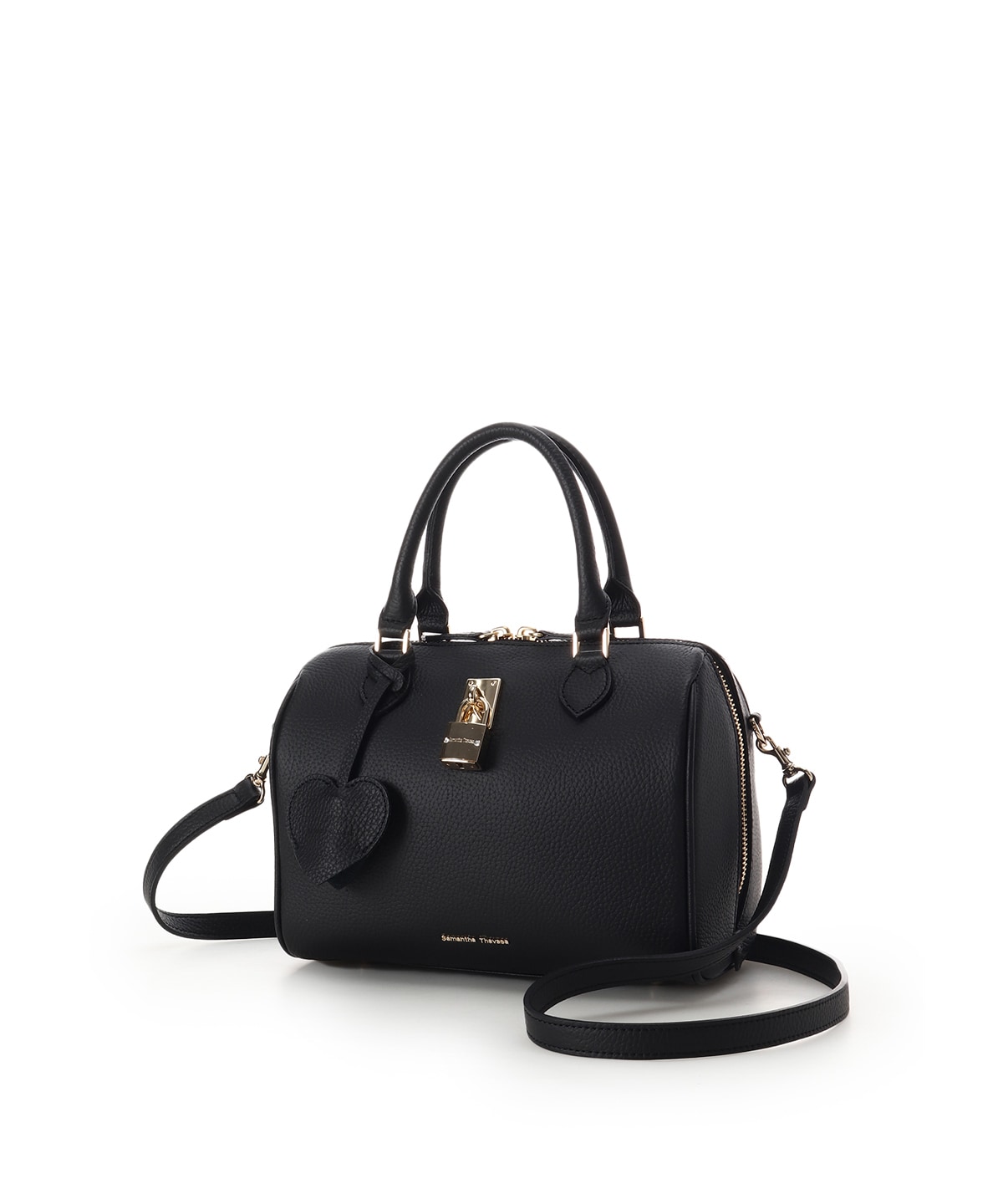 サマンサ レディ パドロック ボストンバッグ(FREE ブラック): Samantha