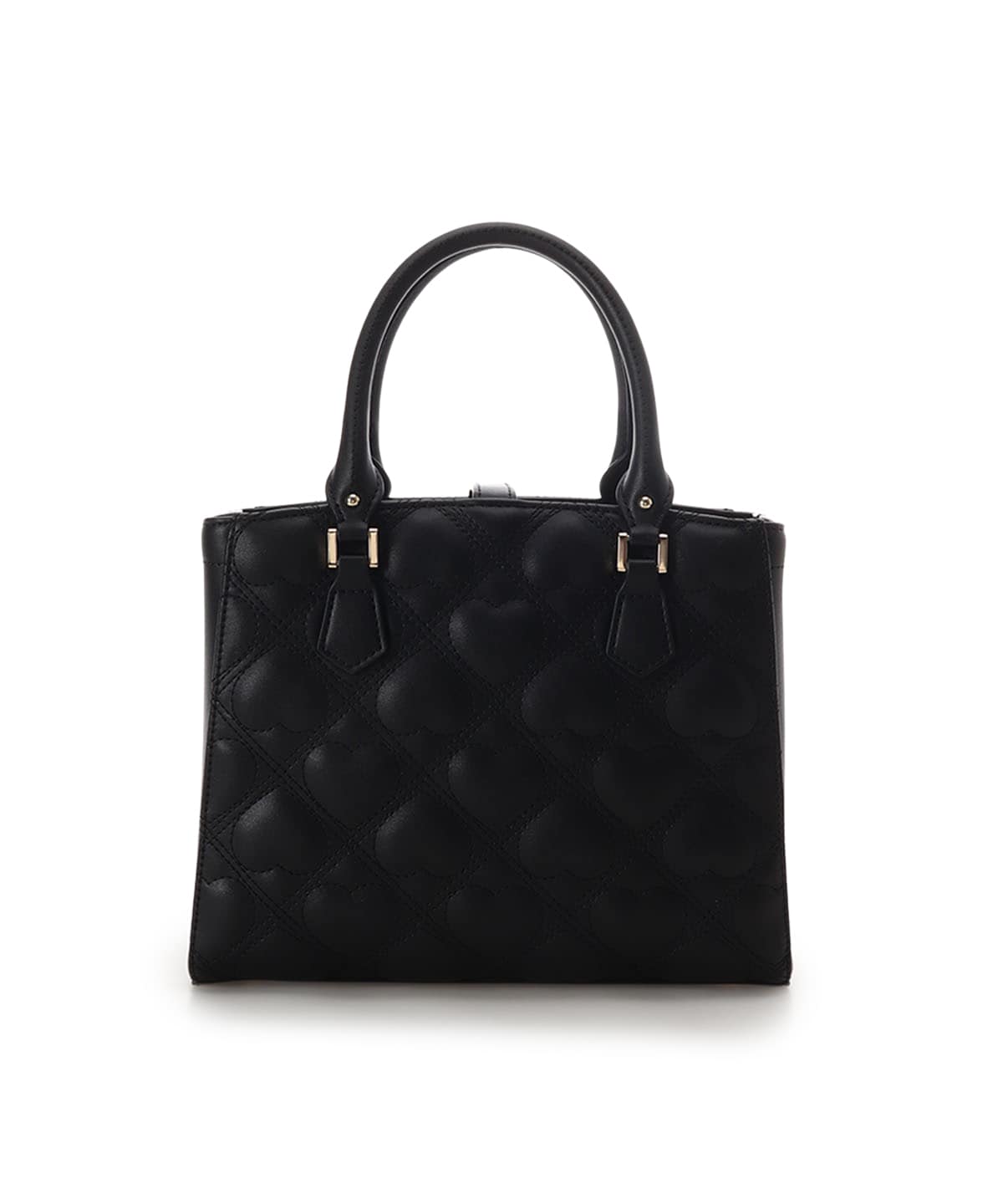 ハートキルトハンドバッグ(FREE ブラック): SAMANTHAVEGAサマンサ