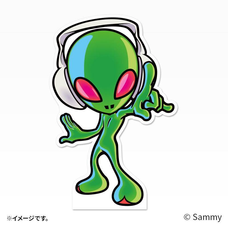 キャラクター等身大パネル（エイリやん）