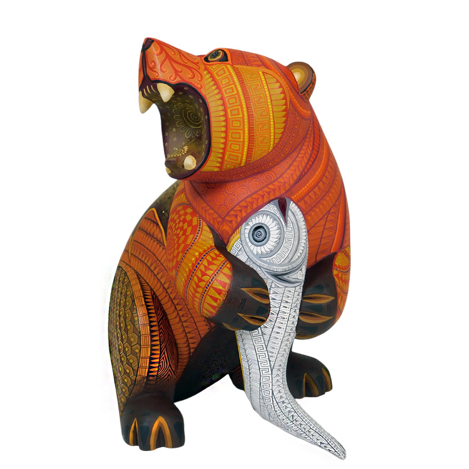 Isabel Fabian: Grizzly Bear Woodcarving | Sandia Folk