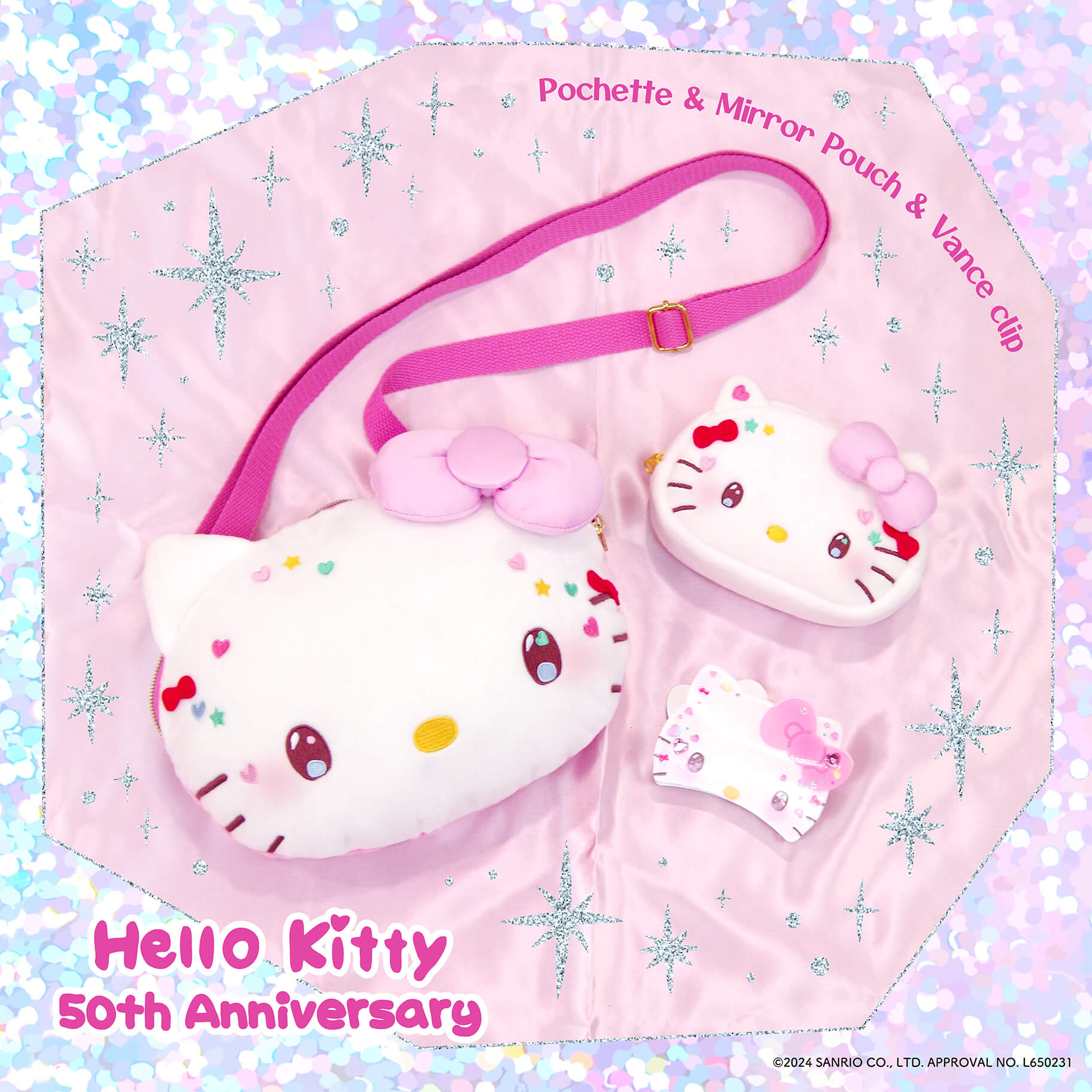 森本産業からハローキティ50周年を記念したアイテムが登場！｜サンリオ