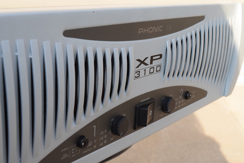 PHONIC XP3100 パワーアンプ｜中古 山陽電子商会 第弐録音機材倉庫