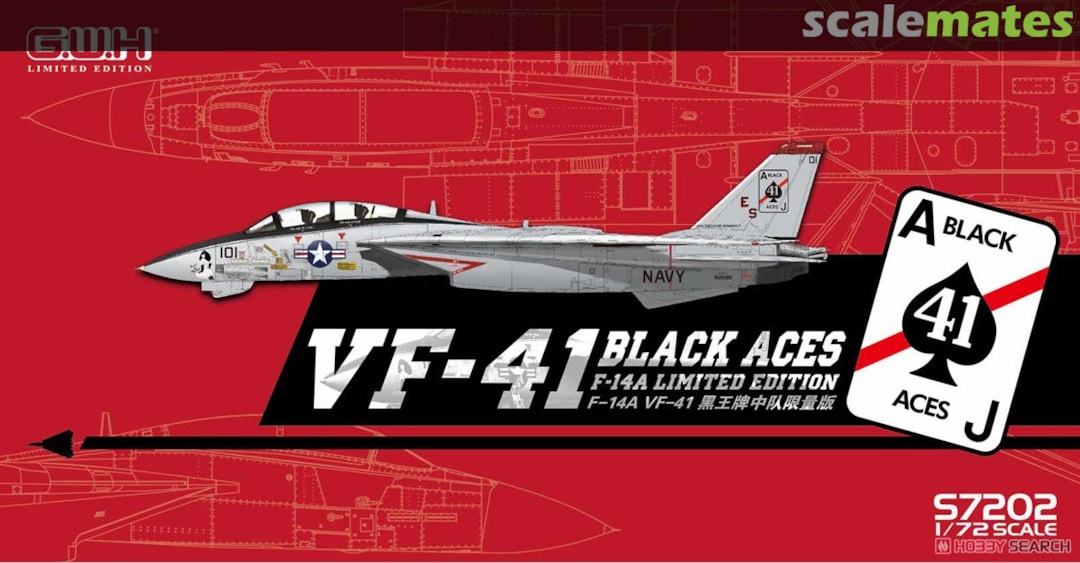 F-14A Tomcat - VF-41 Black Aces, Great Wall Hobby S7202 (2020)