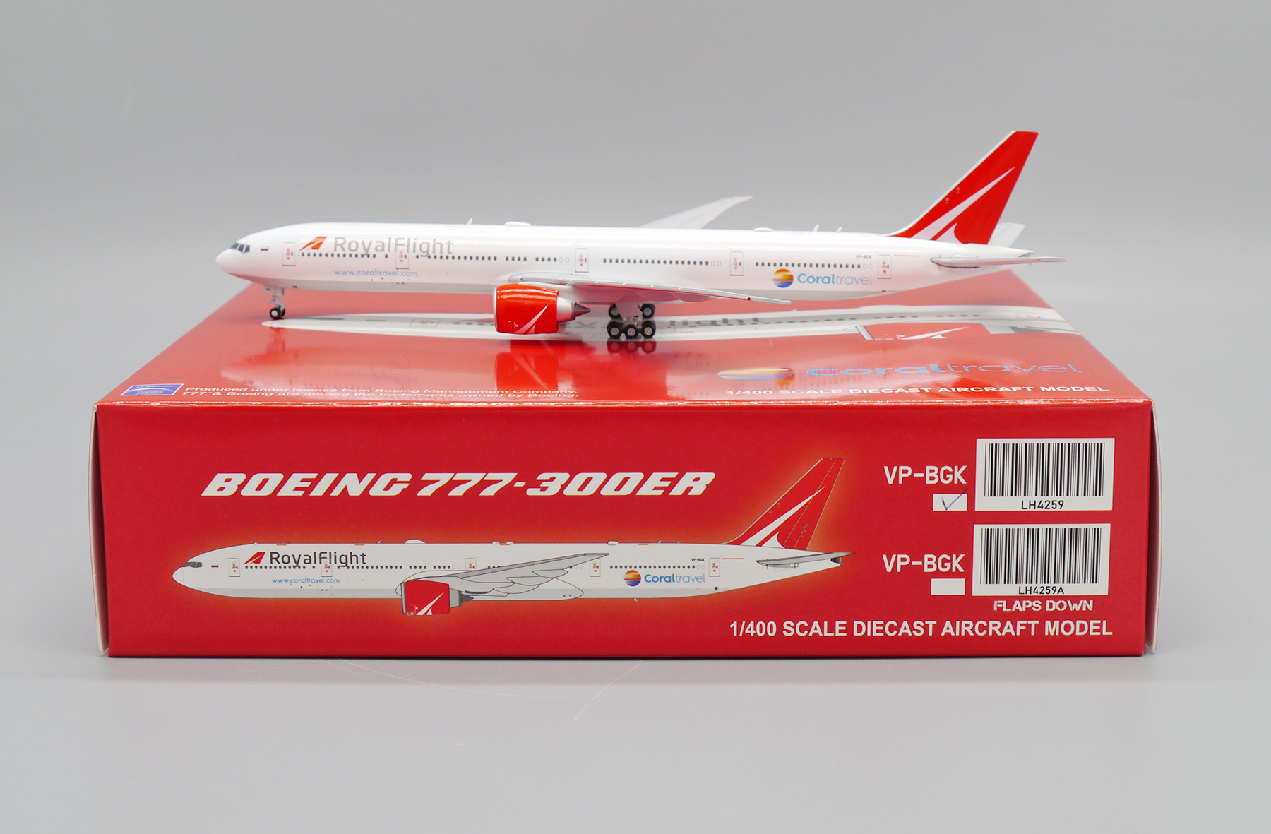 ScaleModelStore.com :: JC Wings 1:400 - LH4259 - Royal Flight
