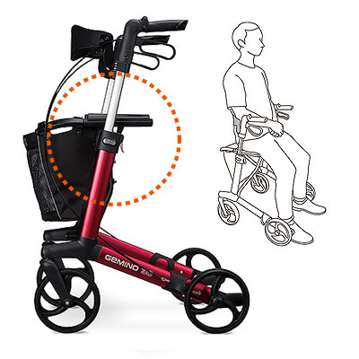 歩行車 ジェミノ | 介護・福祉用品の専門通販サイト｜快適空間スクリオ