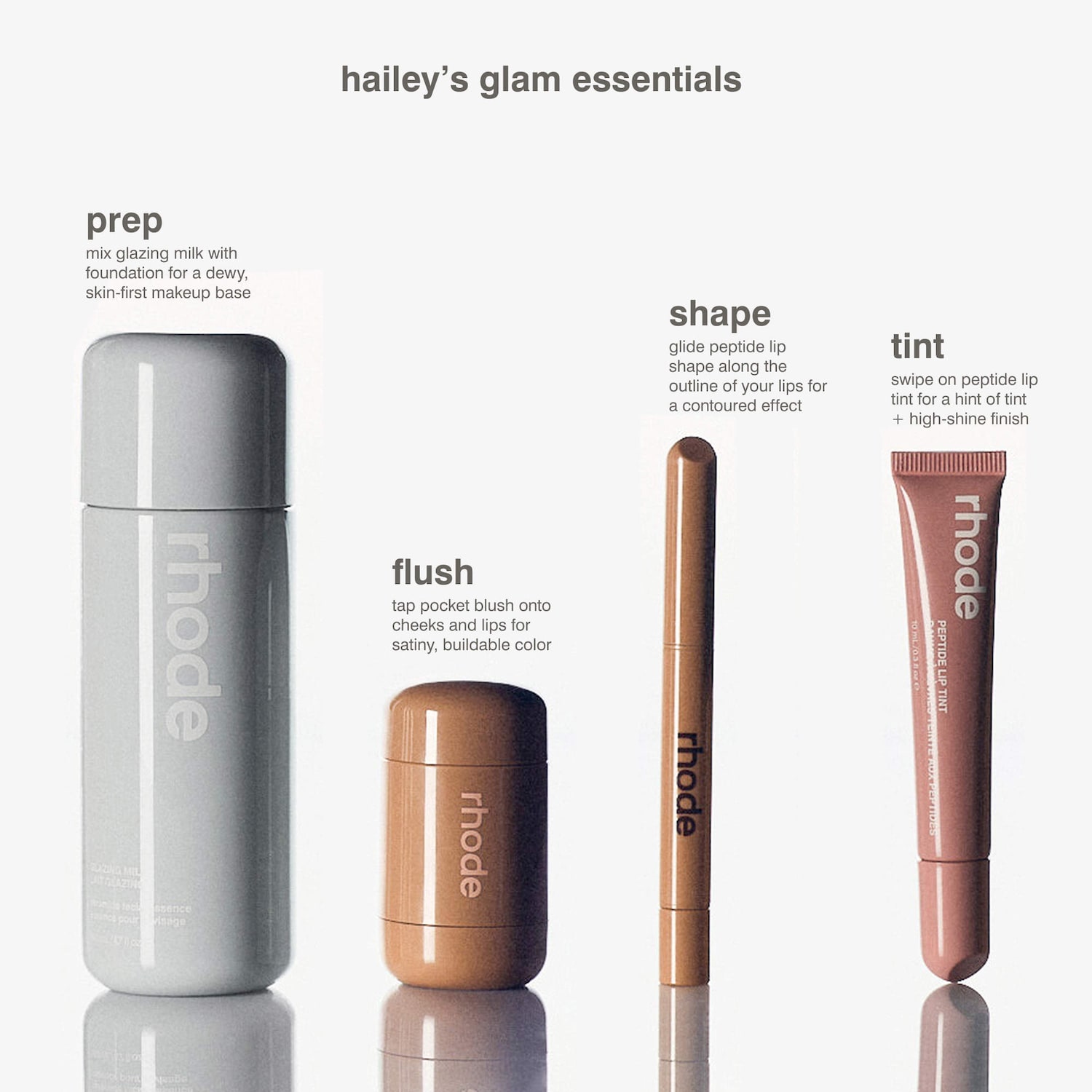 Peptide Lip Tint Nourishing Glaze - rhode | Sephora