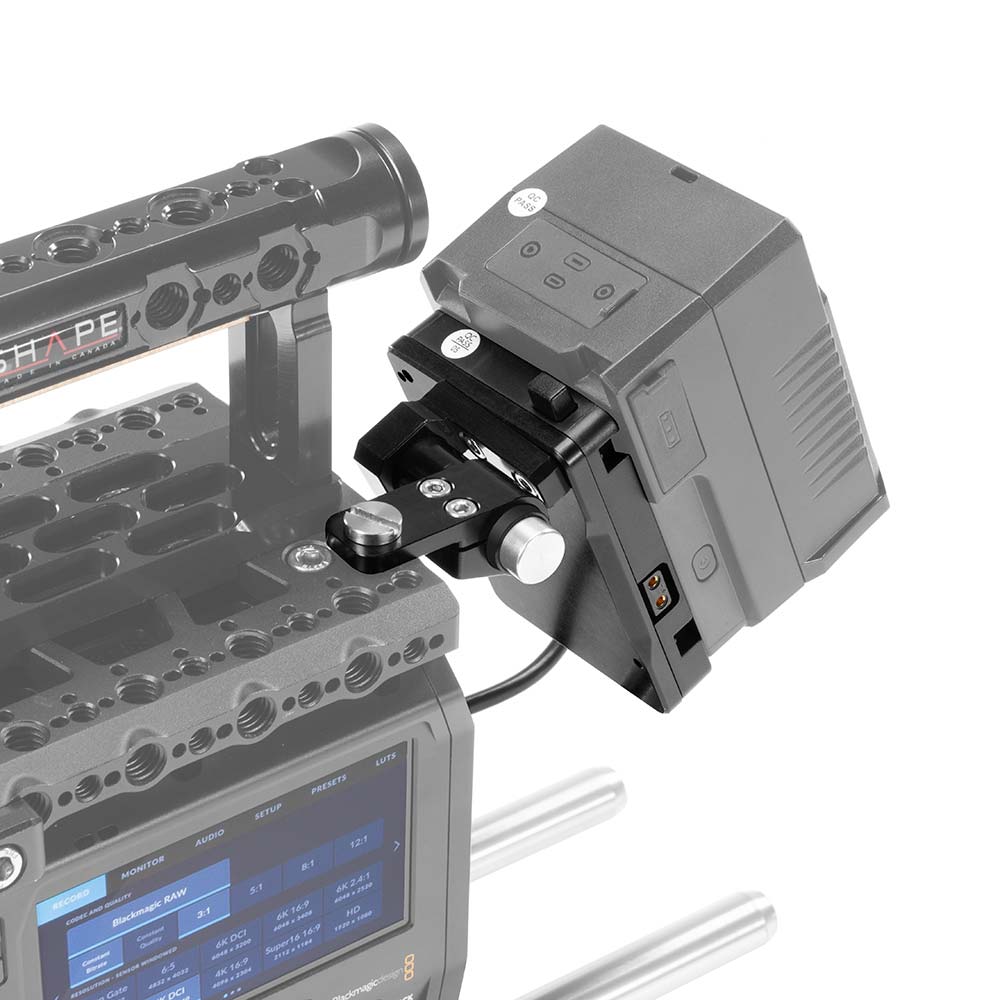SHAPE Blackmagic PYXIS 6K V- Mount Pivoting Battery Plate – SHAPE wlb