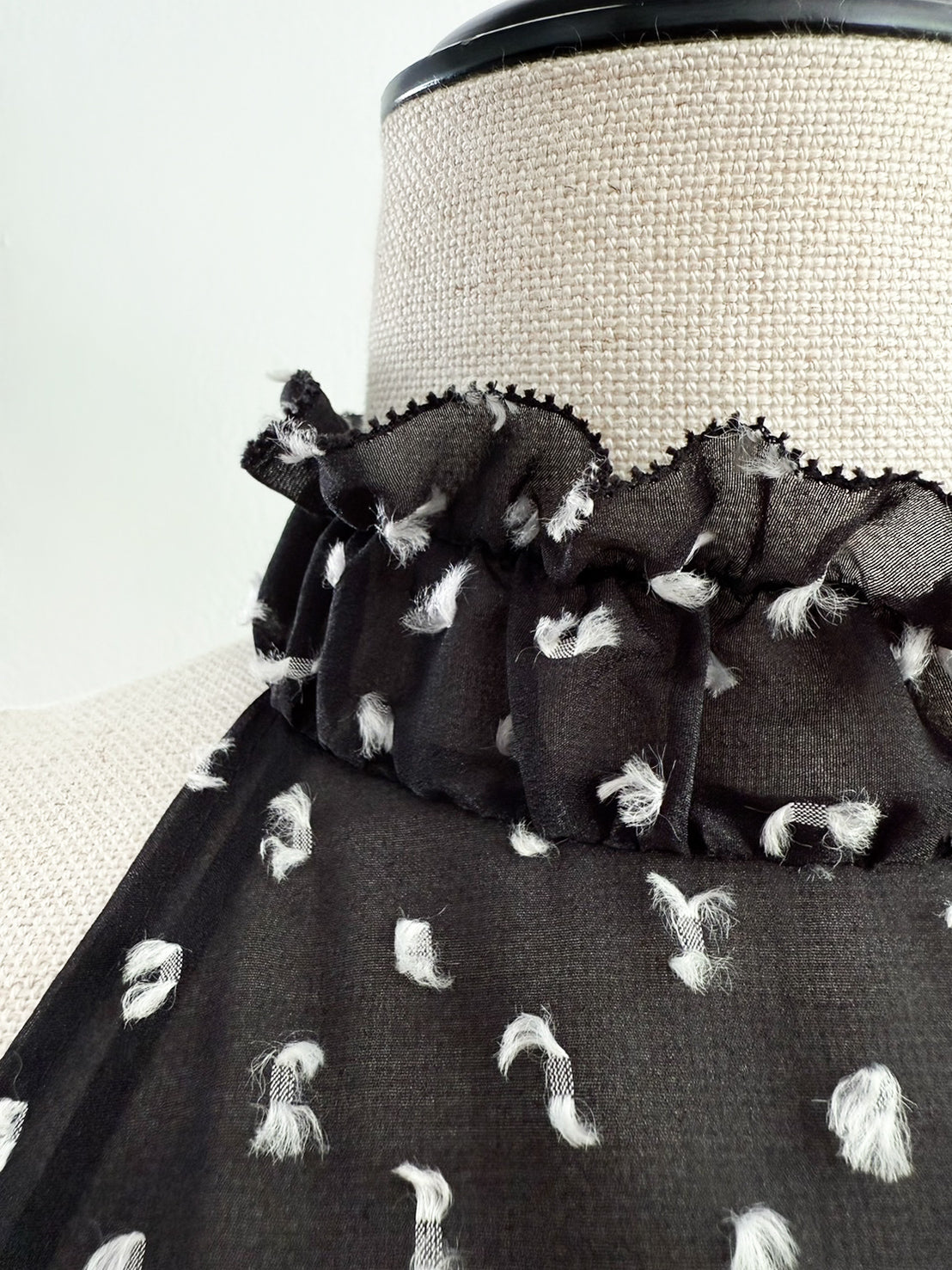 airy dot flare tops – shéller / シェリエ