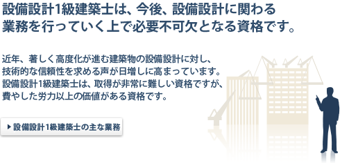 資格について | 設備設計1級建築士 インフォメーション | 設備設計1級