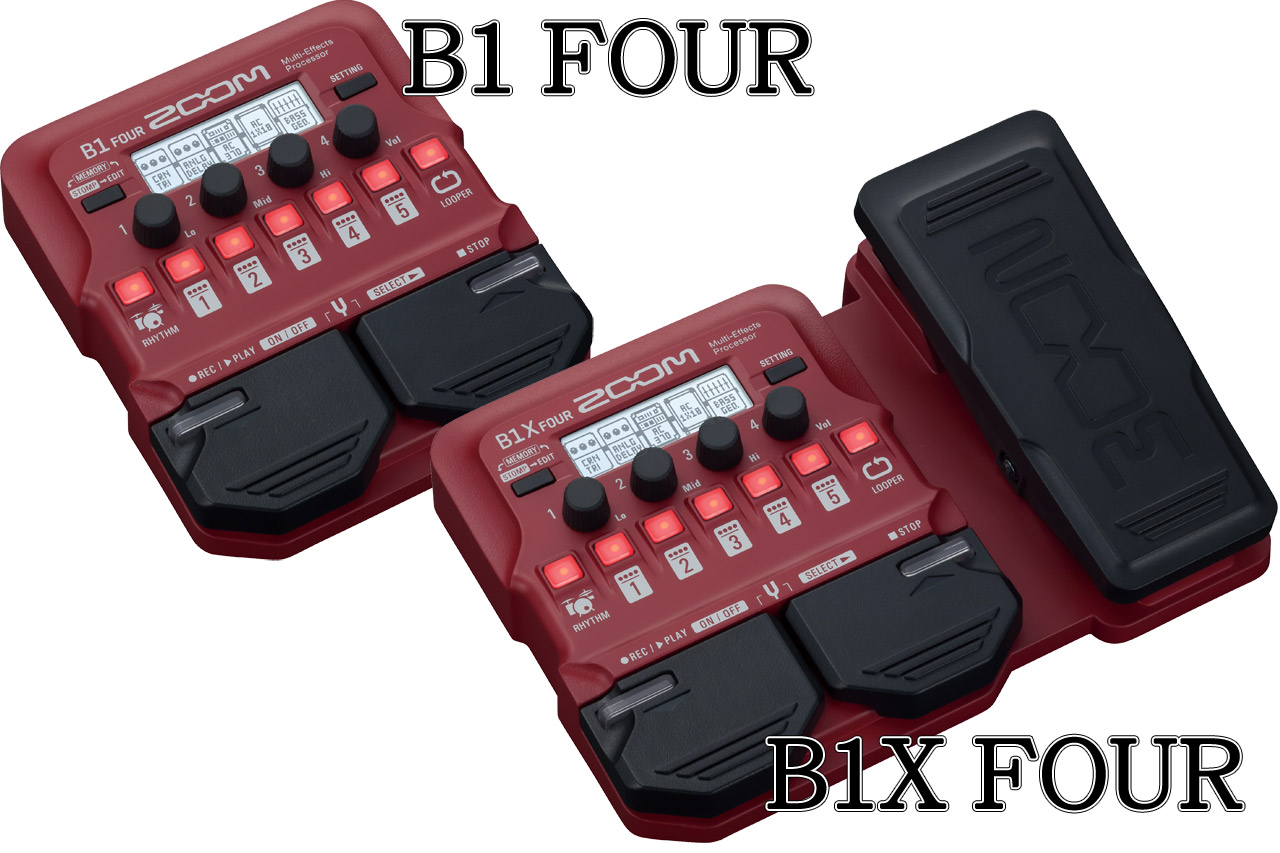 B1 FOUR/B1X FOUR！ ZOOMの新マルチを弾いてみましたっ！！｜島村楽器