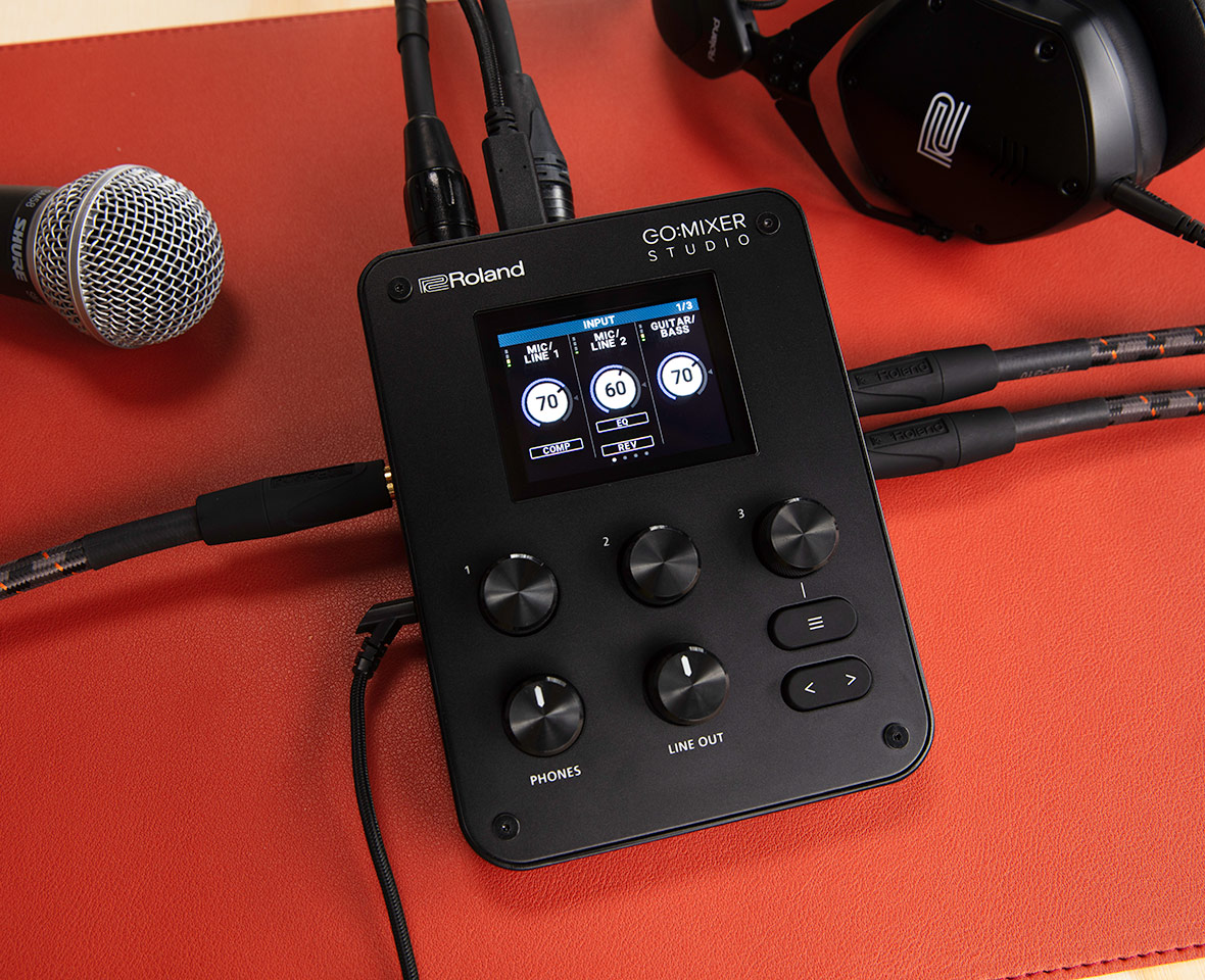 予約受付中！】Roland「GO:MIXER STUDIO」発表！~高音質オーディオ