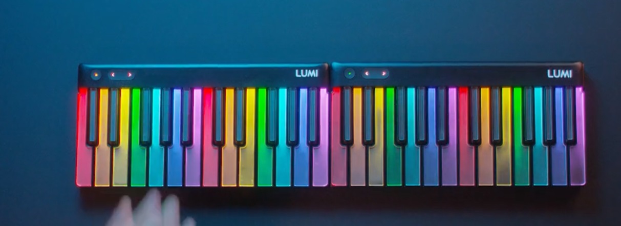 ROLIより斬新で美しいMIDIキーボード『LUMI』が発表！｜島村楽器