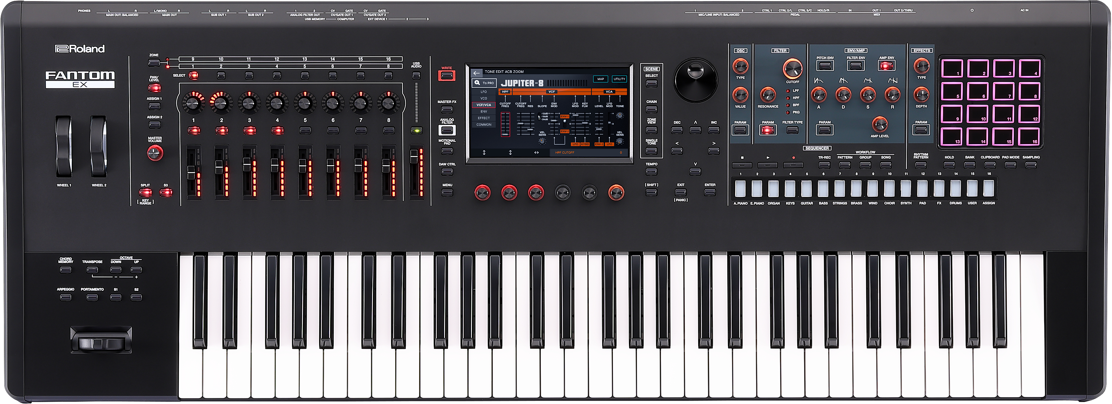 Roland FANTOM EX登場！既存モデルに様々な機能を追加・拡張した