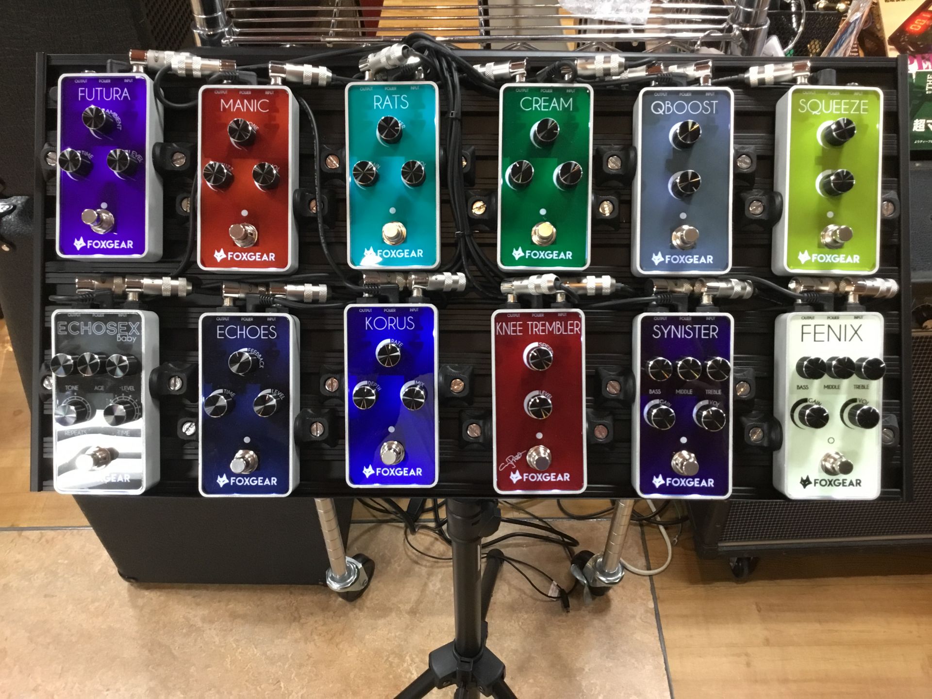 エフェクター】FOXGEARほぼ全機種展示中！｜島村楽器 仙台ロフト店