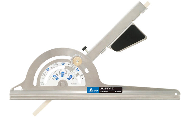 丸ノコガイド定規 ジャスティー Ⅱ23㎝ - シンワ測定株式会社