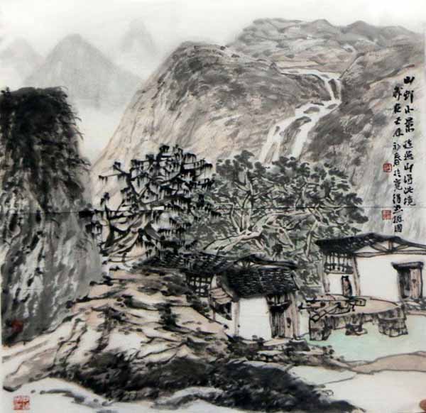 取象天地间写真笔墨中——浅析著名山水画家程振国先生画作（《西部成功