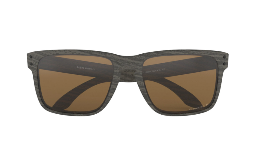Oakley Holbrook XL Sunglasses OO9417-0659-Woodgrain/Prizm Tungsten Pol