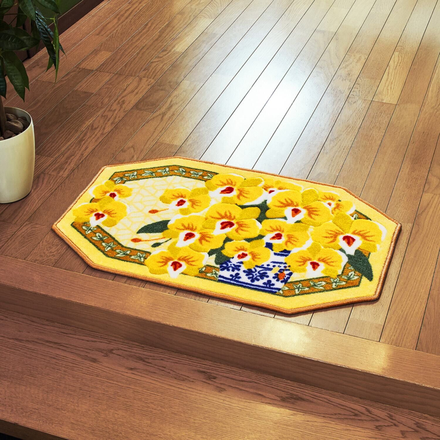 幸せの黄色い 玄関マット ＜レギュラーサイズ＞- ショップチャンネル