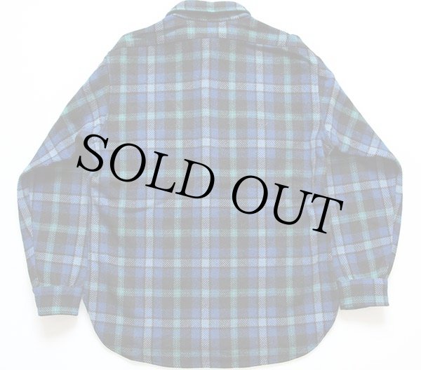 70s USA製 PENDLETONペンドルトン チェック ウールシャツ L