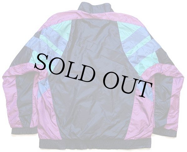 90s adidasアディダス トレフォイル ロゴ刺繍 マルチカラー 切り替え