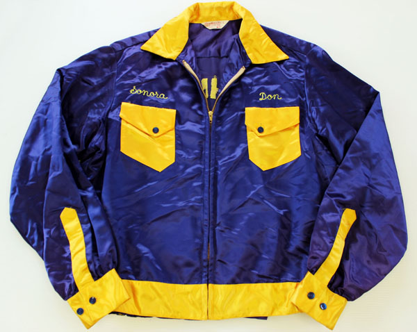 60s Bowler's フリーメイソン シュライナー チェーン刺繍 サテン