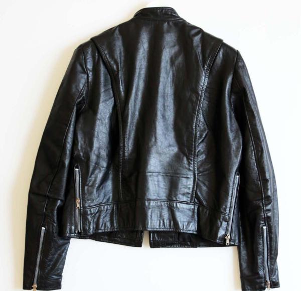 80s Brooksブルックス シングルライダース レザージャケット 黒 40