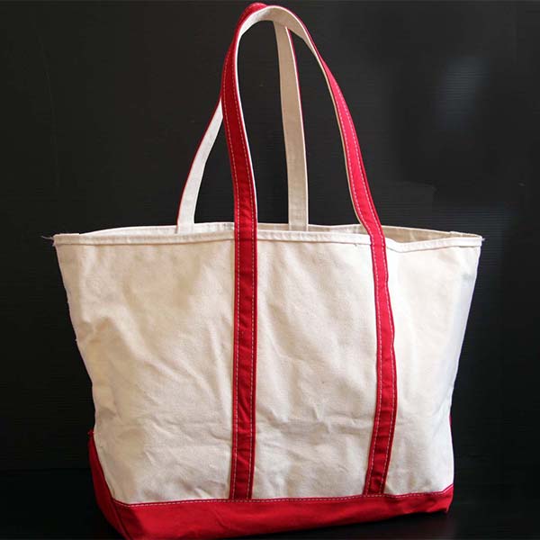L.L.Bean BOAT AND TOTE ロングハンドル キャンバス トートバッグ 赤