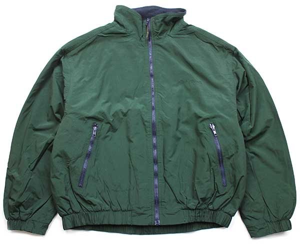 00s EddieBauerエディーバウアー ロゴ刺繍 POLARTEC フリースライナー