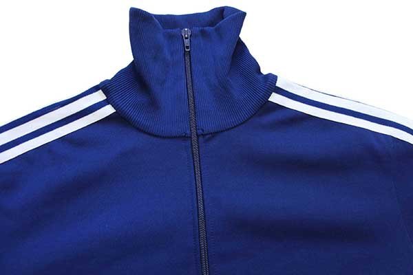 80s 西ドイツ製 adidasアディダス ハイネック 無地 トラックジャケット