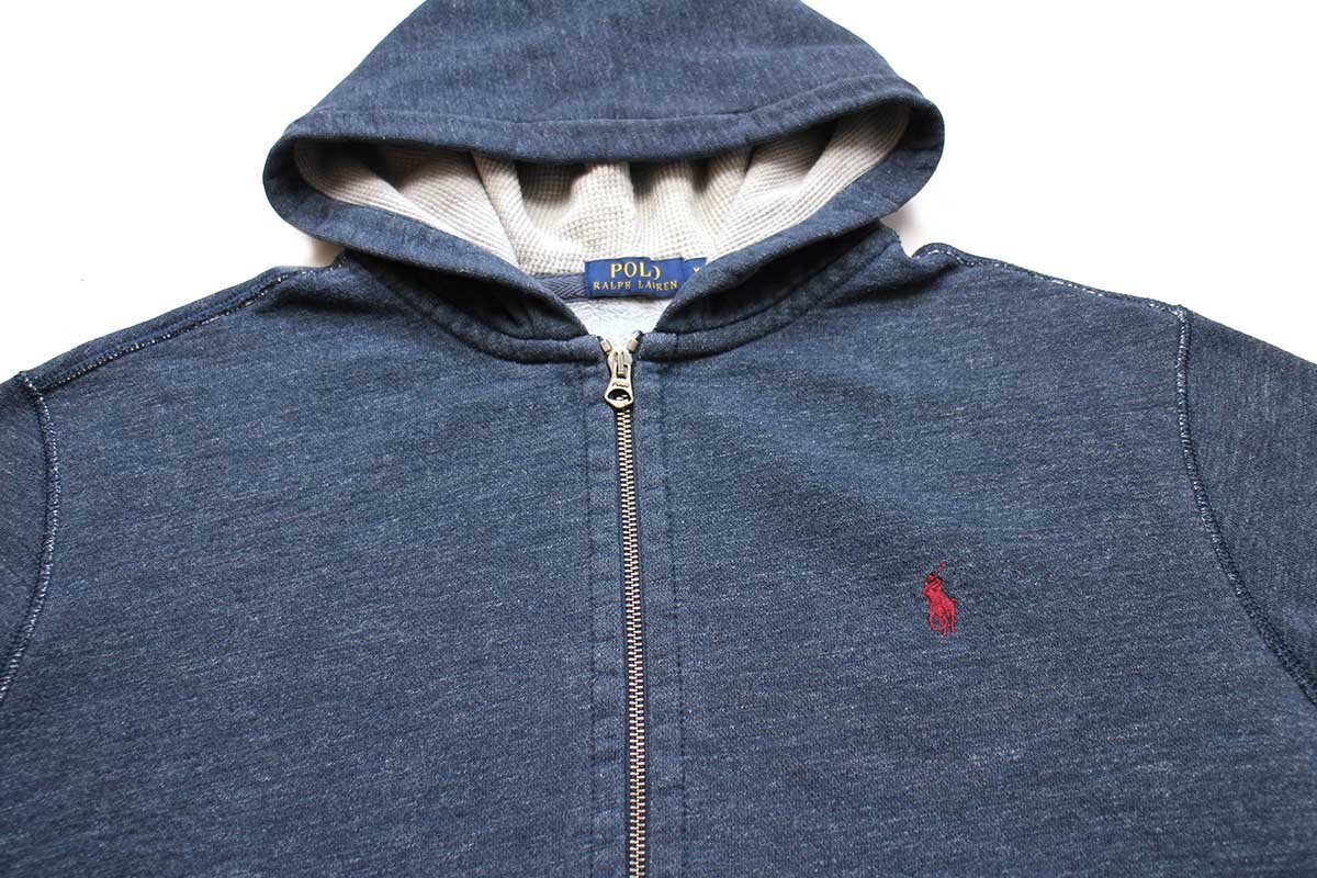 ポロ ラルフローレン ワンポイント フード裏サーマル スウェット
