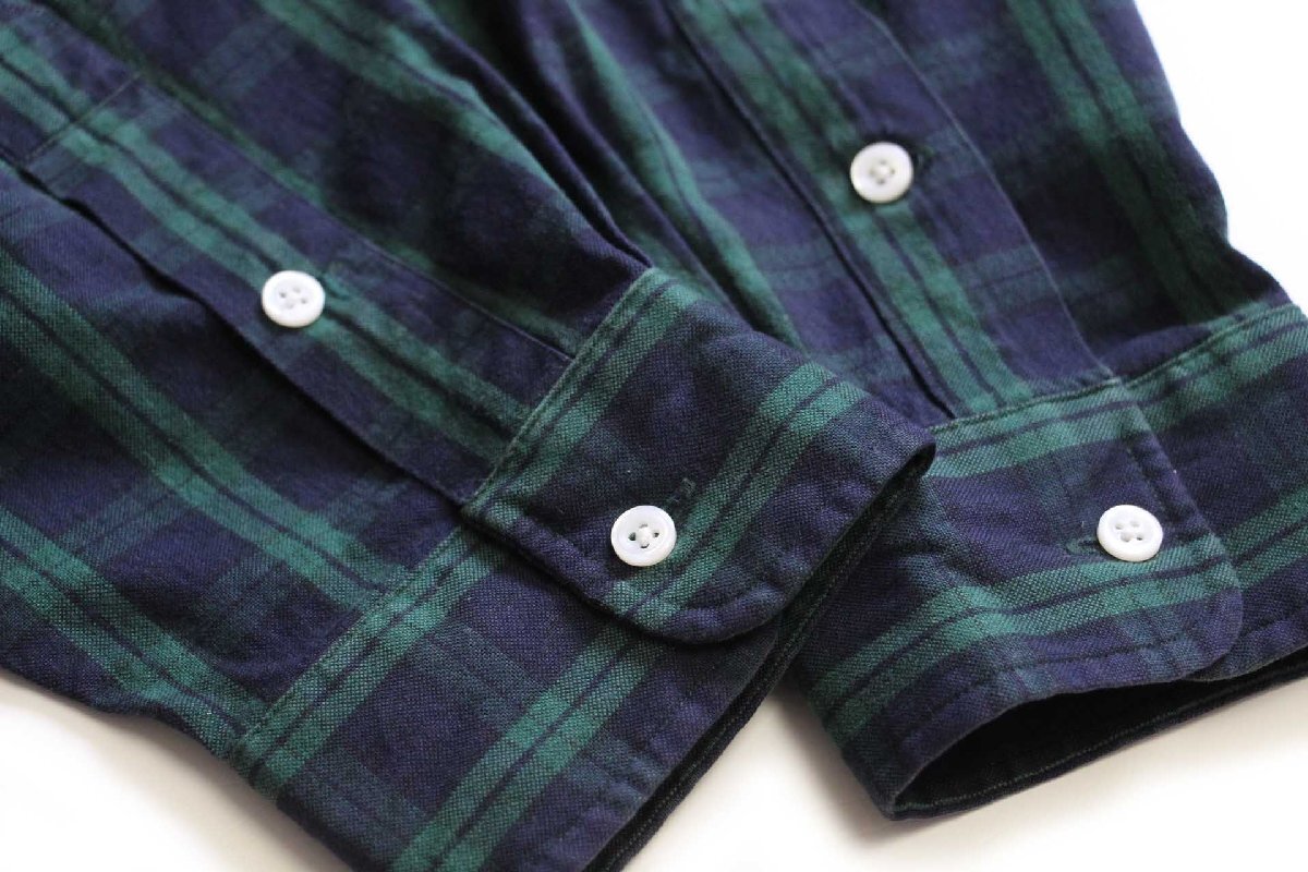 00s ラルフローレン BIG SHIRT ブラックウォッチ タータンチェック