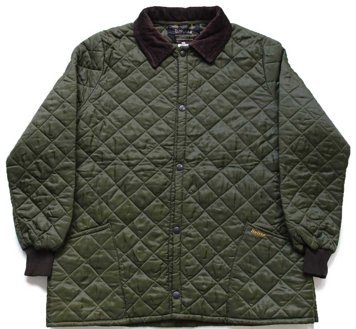 90s 英国製 Barbourバブアー ナイロン キルティングジャケット