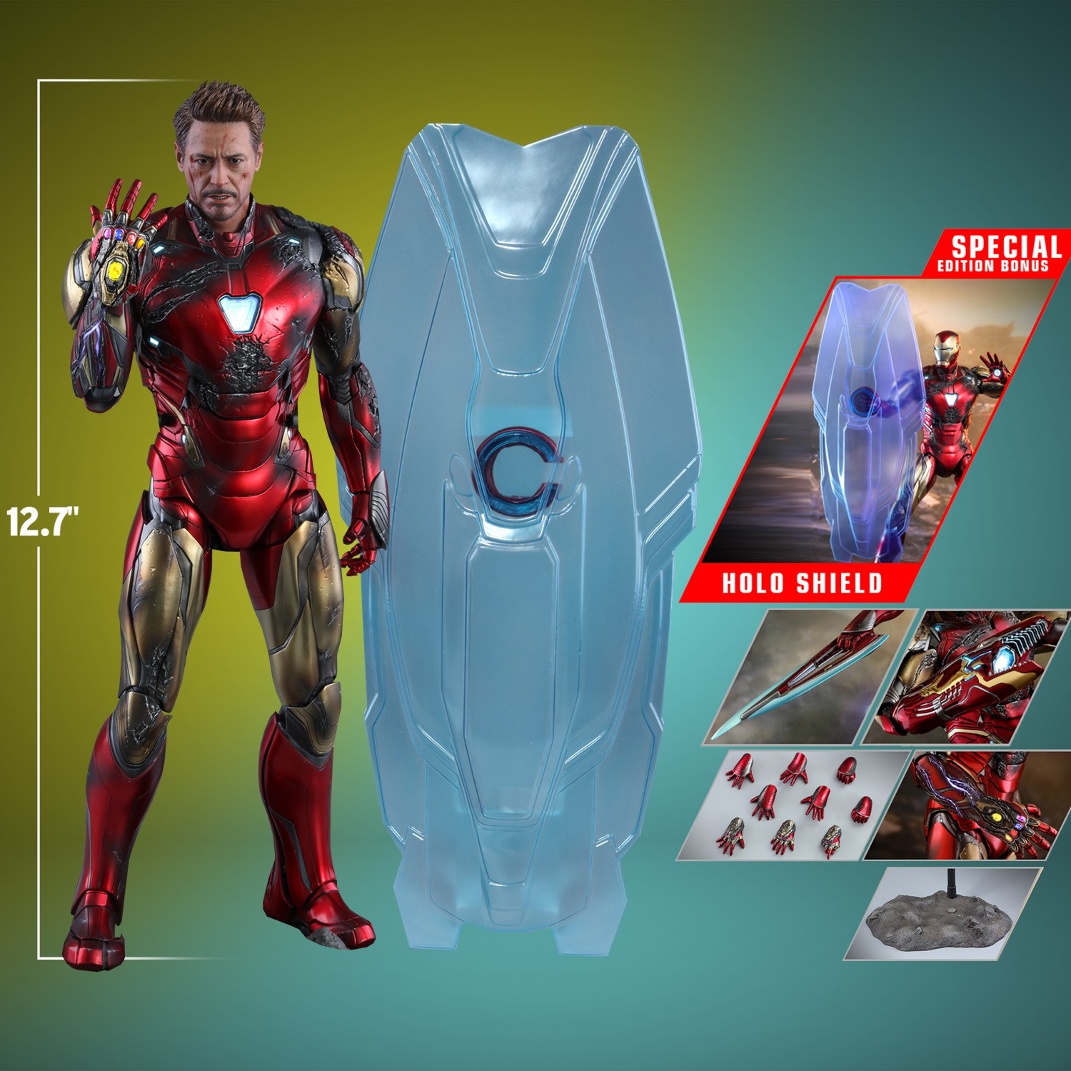 Iron Man Mark LXXXV (Battle Damaged Version) Special Edition Sixth