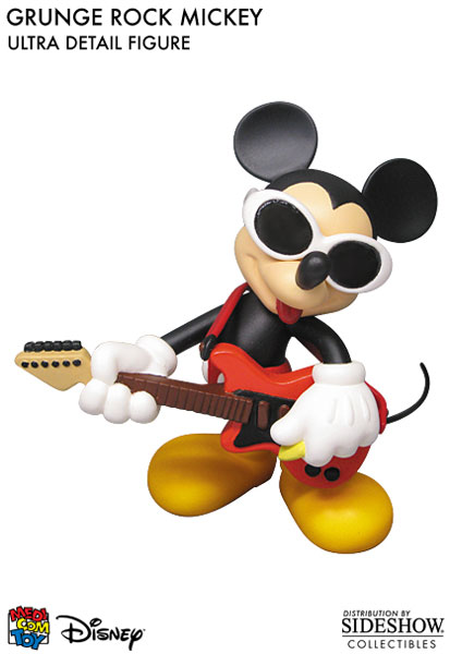 Disney Grunge Rock Mickey Vinyl Collectible by Medicom Toy