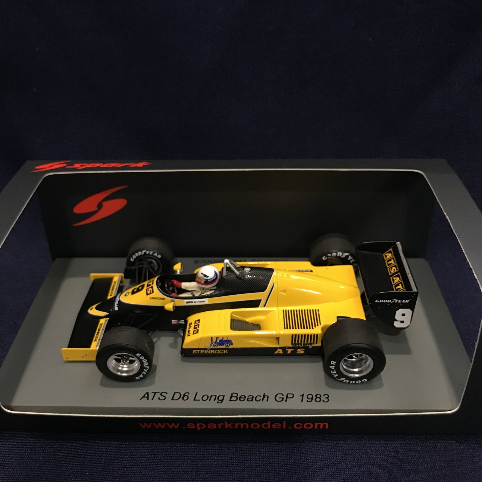 新品正規入荷品○SPARK 1/43 ATS D6 LONG BEACH GP 1983 (M.WINKELHOCK