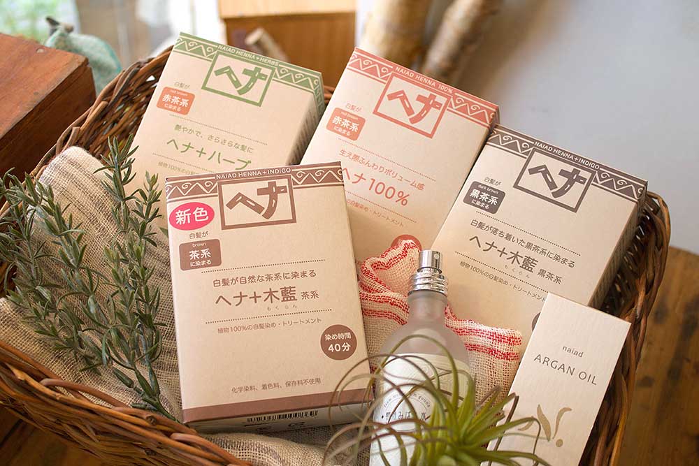 ナイアード ヘナ（白髪染め） NO.1 ヘナ100％ 赤茶