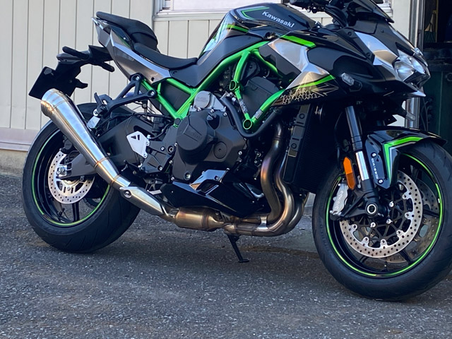 Z H2 / POWERBOXメガホン専用 カーボンヒートガード ※オオタケ