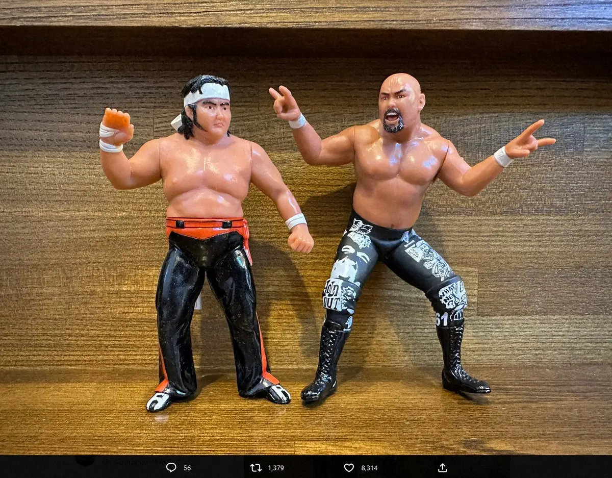 武藤敬司のツイッターから（@muto_keiji）。橋本真也さんの命日に投稿