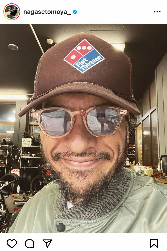 長瀬智也の公式インスタグラム(@nagasetomoya_)より - スポニチ