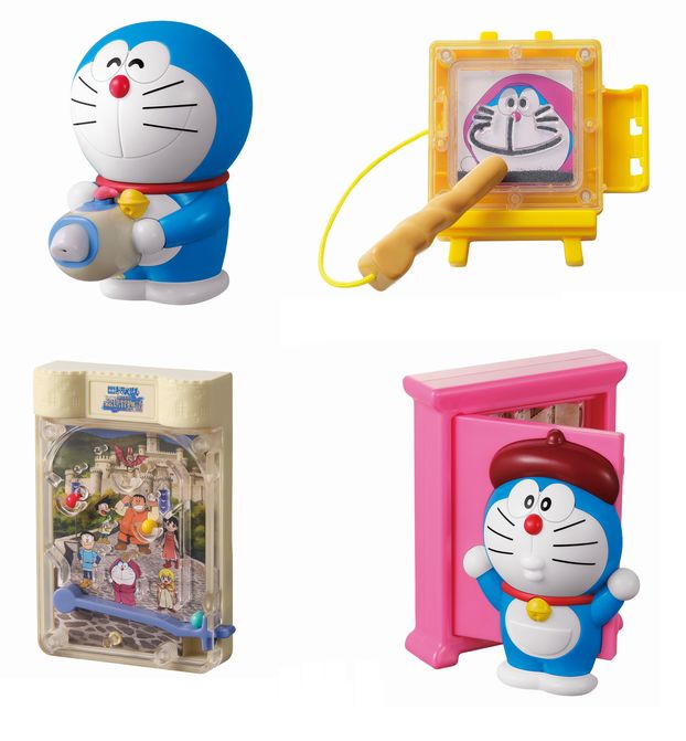 ハッピーセット「ドラえもん」第2弾発売、磁石でお絵かき・水でっぽう