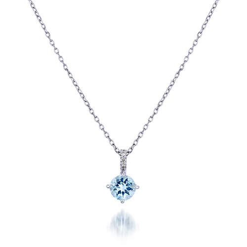 AQUAMARINE NECKLACE(2XN0478)Pt950 ネックレス｜スタージュエリー公式