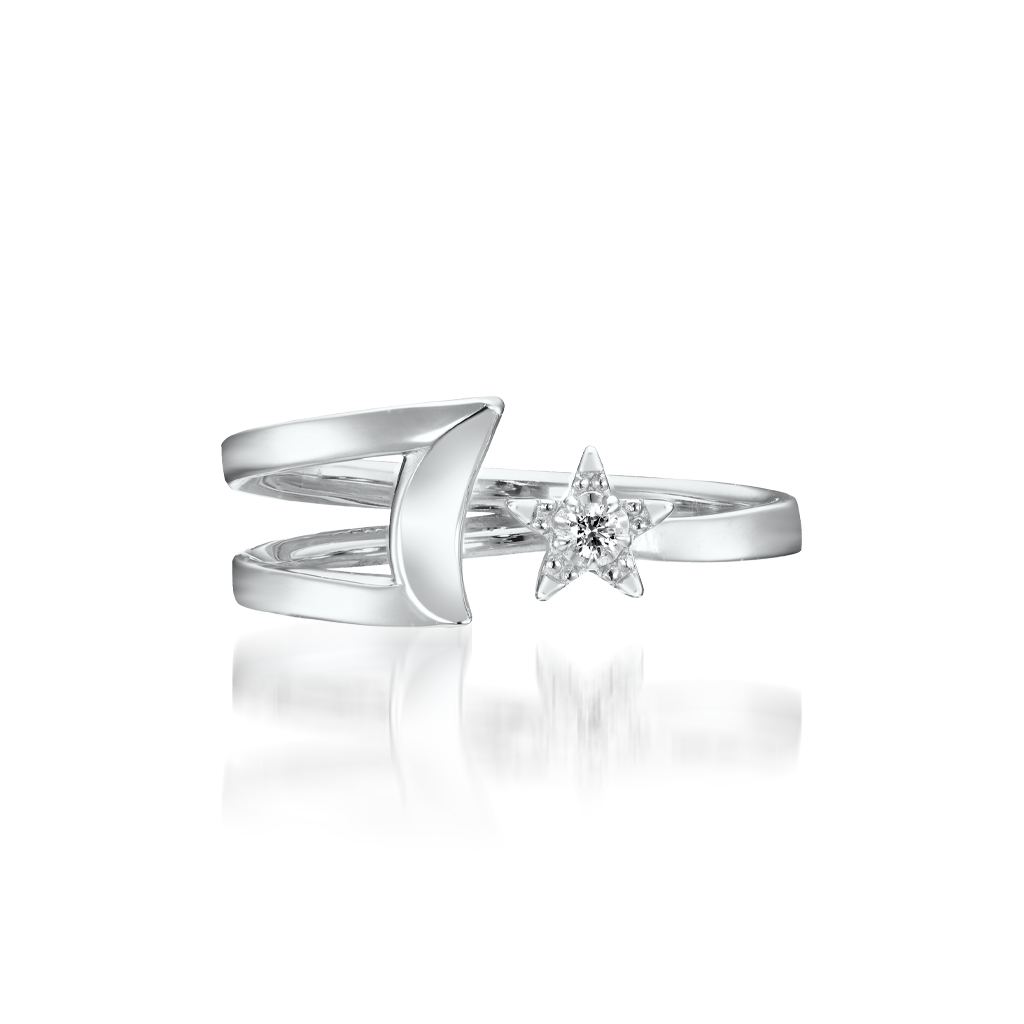 SHOOTING STAR PINKIE RING(2JR0526)K10 ピンキーリング｜スター