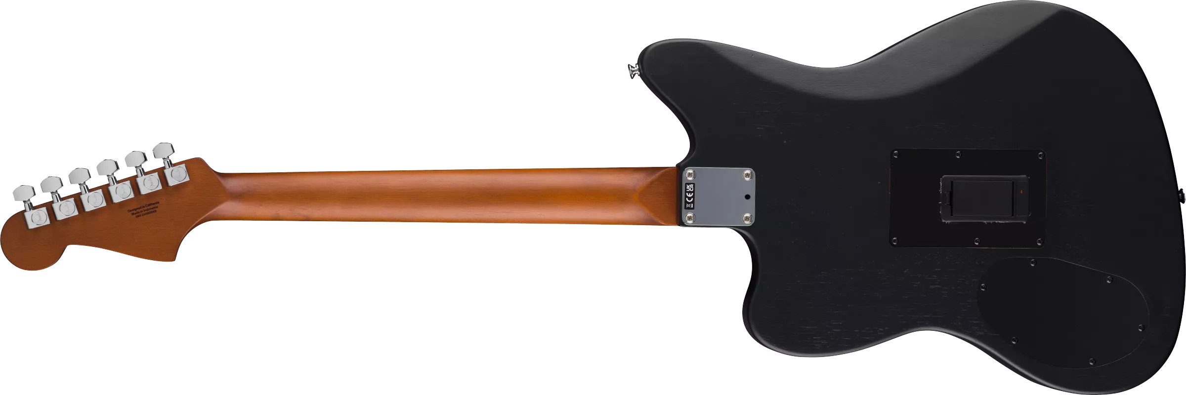 Fender Acoustasonic Standard Jazzmaster (RW) - black Folk guitar