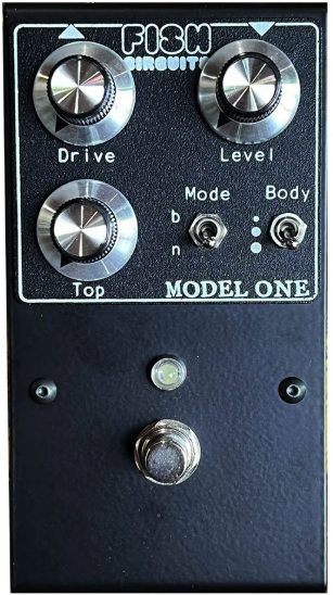 Fish circuits MODEL ONE OVERDRIVE LTD BLACK Overdrive, distortion