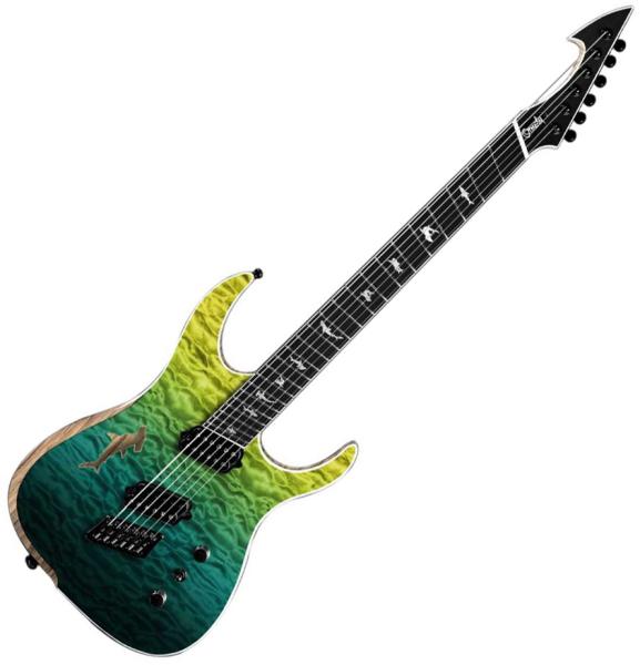 Ormsby Hype GTR Shark 6-String - carribean blue/green Multi-scale